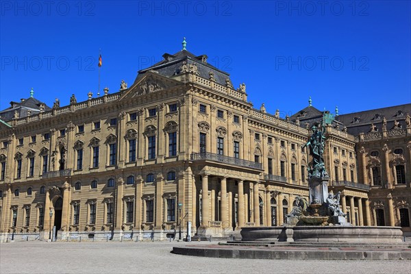 In the old town of Wuerzburg