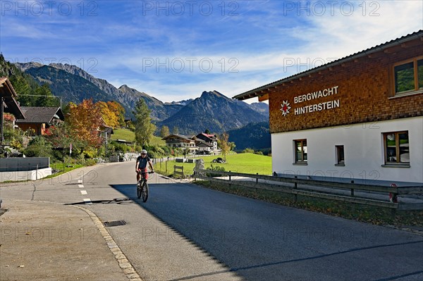 Ostrachtal with Hinterstein Mountain Guard House