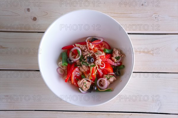 Salad with meat