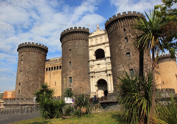 Castel Nuovo with Francesco Laurana's triumphal arch at the main entrance