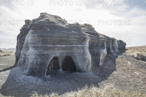 Rocky landscape around the volcano Montana de Guenia