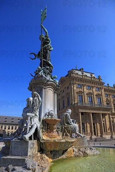 In the old town of Wuerzburg