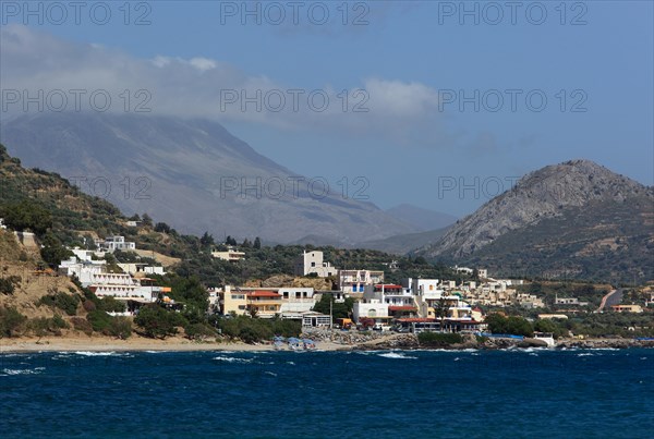 Holiday resort Plakias on the south coast on the Libyan Sea