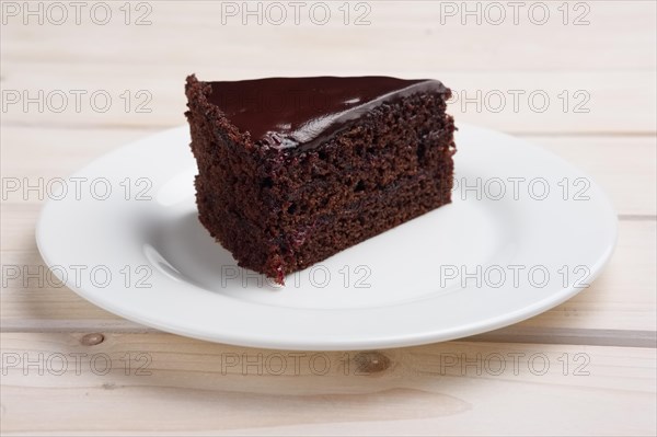 Portion of coffee cake on plate