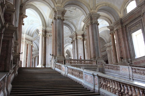 View through the staircase