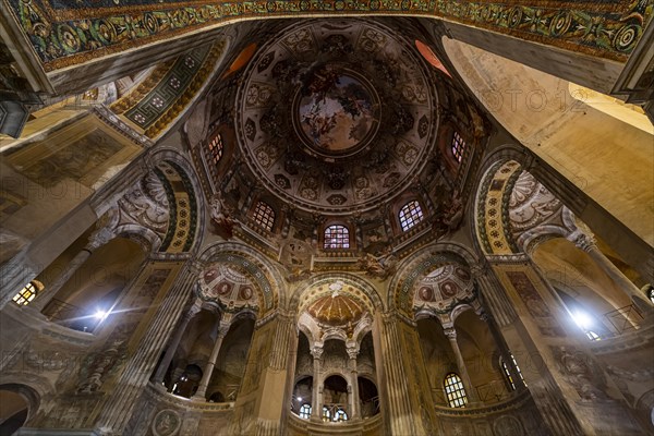 Beautiful mosaics in the Basilica di San Vitale
