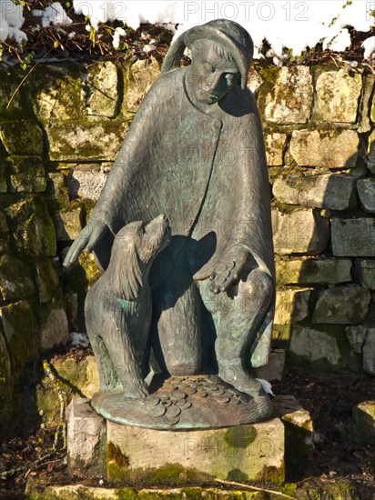 Sculpture of a shepherd