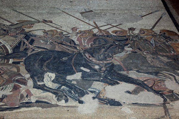 Mosaic floor in a thermal bath