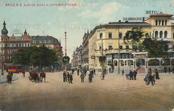 Leipziger Strasse in Halle an der Saale