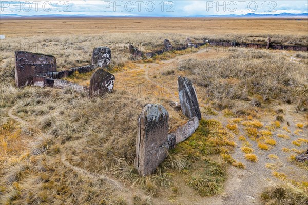 Aerial of Salbyksky Mound