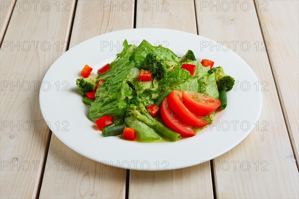 Fresh spring green salad