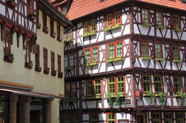 Half-timbered houses in the old town