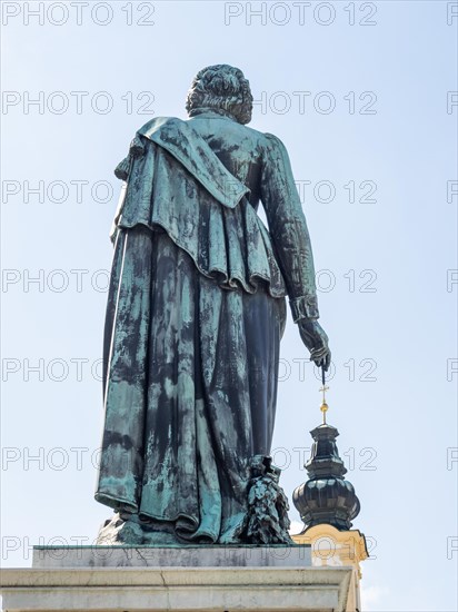 Mozart Monument on Residenzplatz