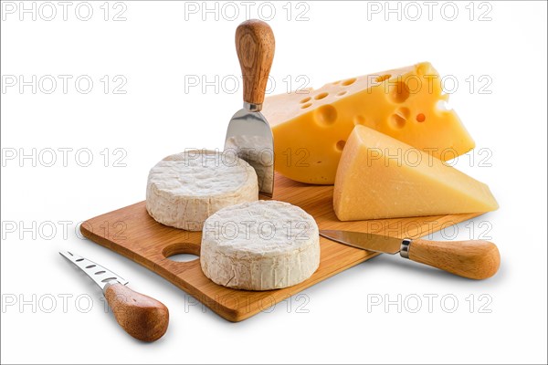 Different types of cheeses