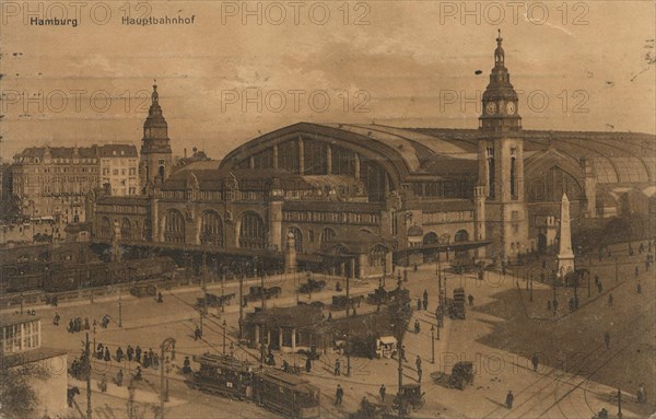 Main station of Hamburg