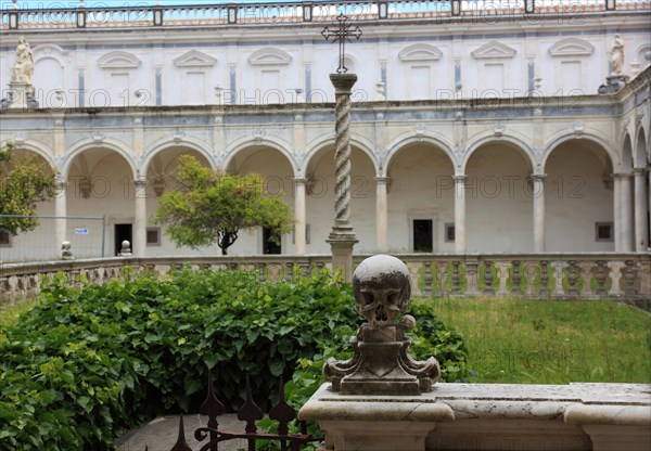 Cemetery of the monks in the cloister Chiostro Grande