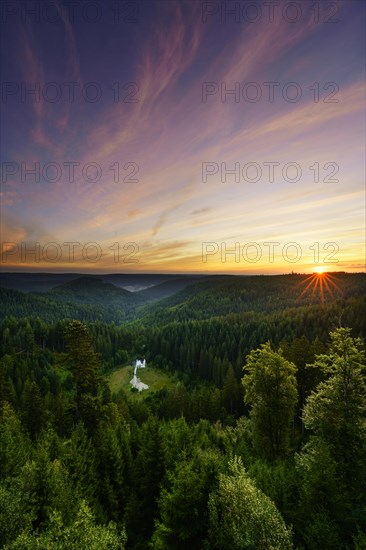 View from the Ellbachseeblick viewing platform