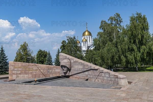 World war II monument next to Monument of Glory