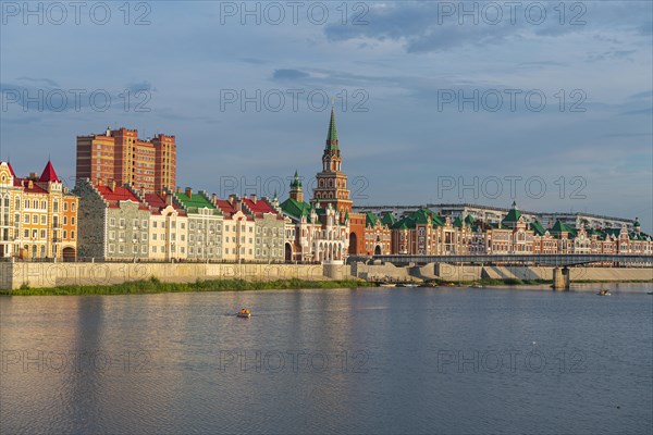 Houses build in the style of Bruges in Yoshkar-Ola