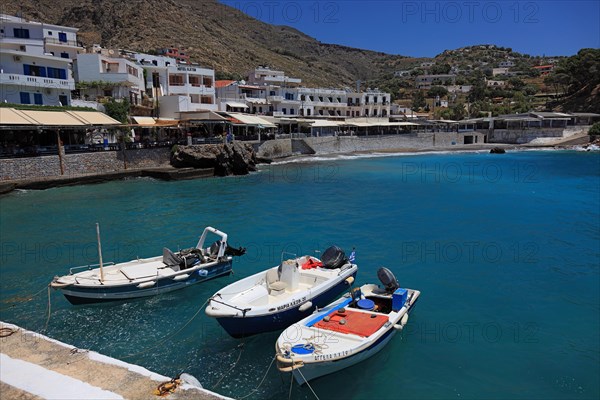 Chora Sfakion is a coastal town in the south of the island of Crete with a small harbour on the Libyan Sea