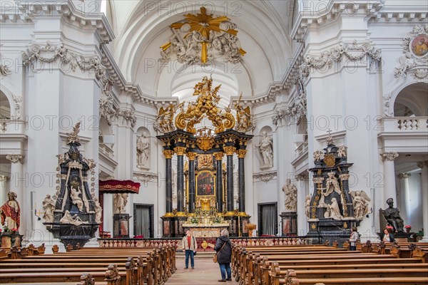 Altar room in St. Salvator Cathedral