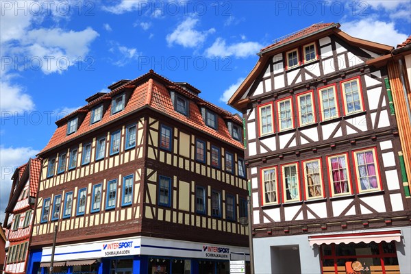 Half-timbered houses in the old town