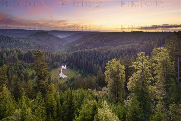 View from the Ellbachseeblick viewing platform