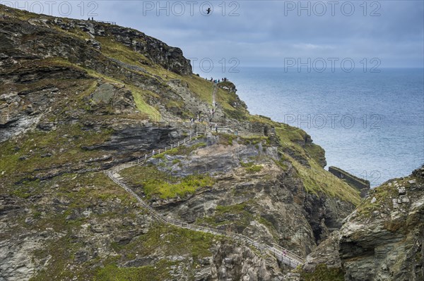 Tintagel Castle on Tintagel island