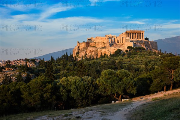 Famous greek tourist landmark