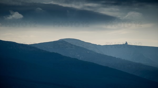 Beautiful sunrise in the mountains