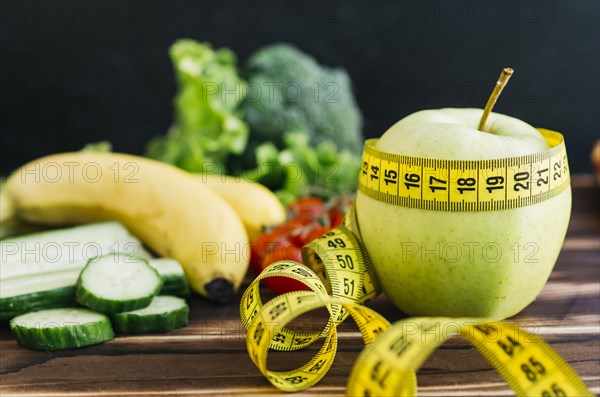 Fruits vegetables still life