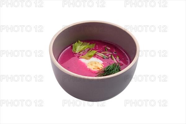 Cold summer soup with beet