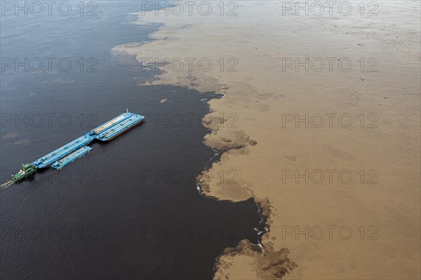 Confluence of the Rio Negro and the Amazon