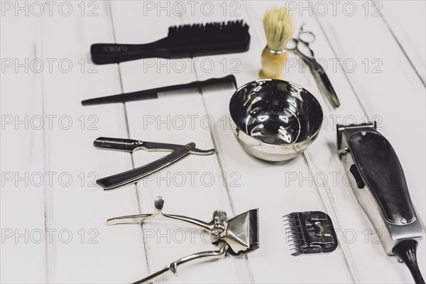 Professional barber equipment