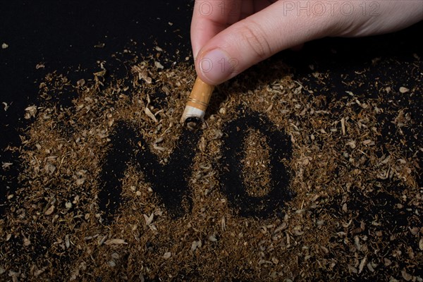 World No Tobacco Day poster for say no smoking concept