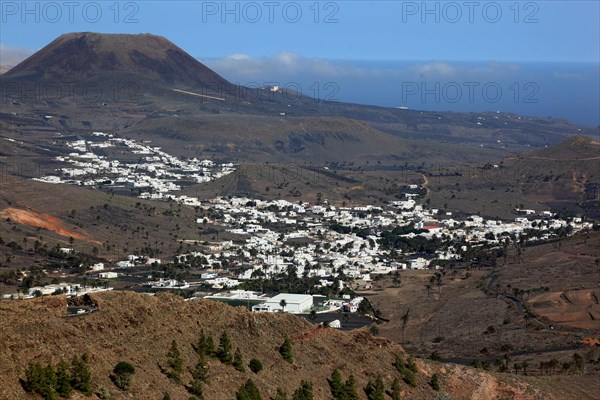 View from Mirador de Haria to the village of Haria
