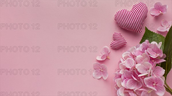 Top view valentine s day with copy space. Resolution and high quality beautiful photo