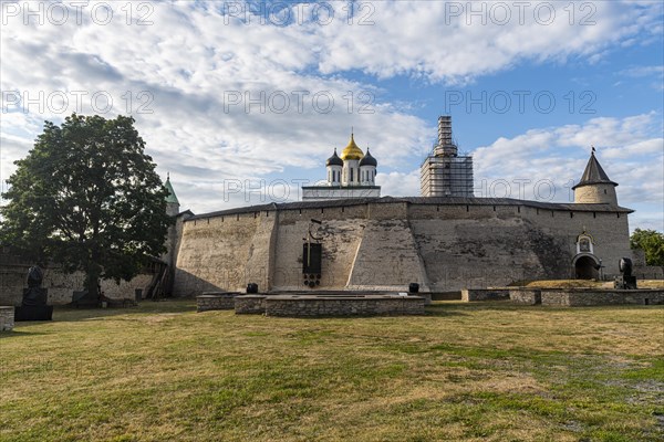 The kremlin of the Unesco site Pskov