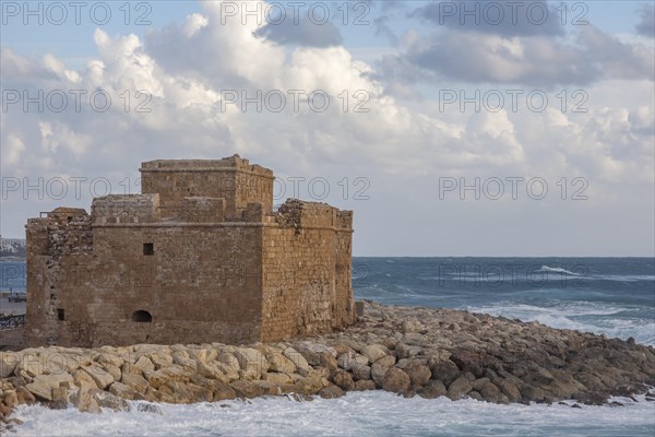 Medieval fort at the port of Paphos