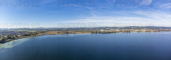 Aerial view of western Lake Constance