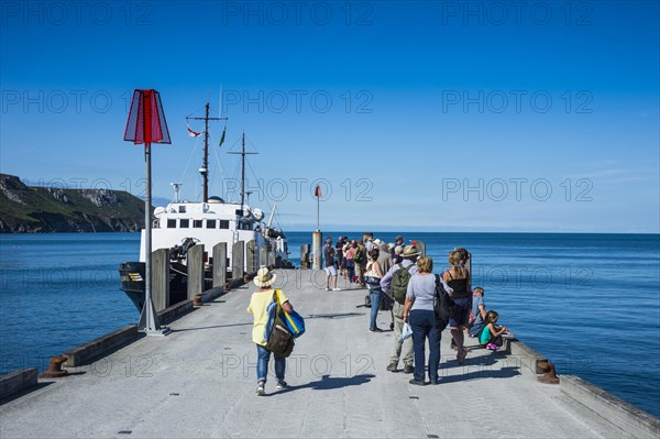 Harbour of the island of Lundy