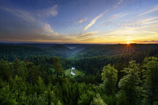 View from the Ellbachseeblick viewing platform