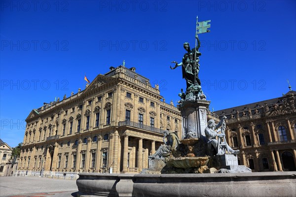 In the old town of Wuerzburg