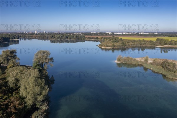 Hollerner See recreation area near Garching near Munich