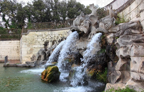 Fountain of the Dolphins in the Castle Park