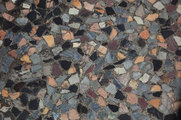 Mosaic floor in a Therma