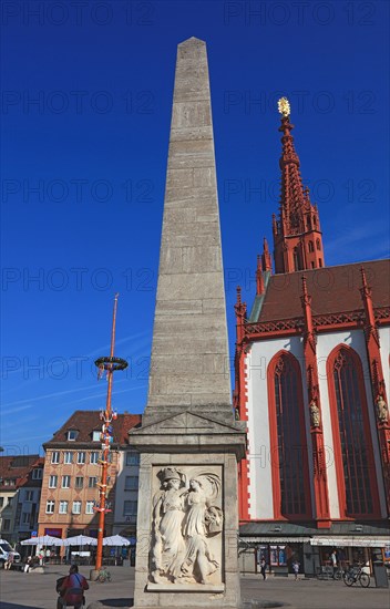 In the old town of Wuerzburg