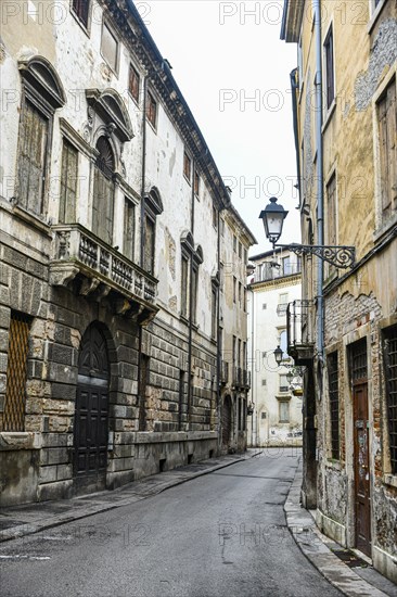 Historic center in the Unesco world heritage site Vicenza