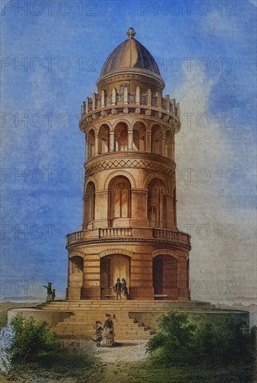 Ernst-Moritz-Arndt-Turm on the Rugard on the island of Ruegen