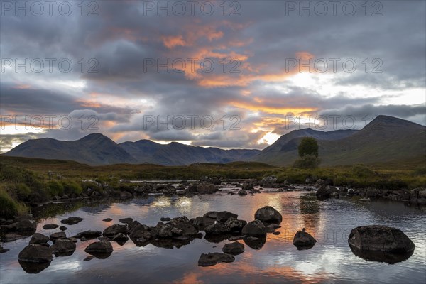 Sunset at Loch Ba